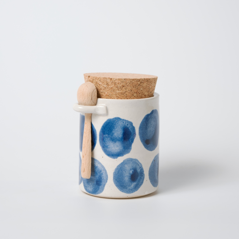 Large spot herb jar